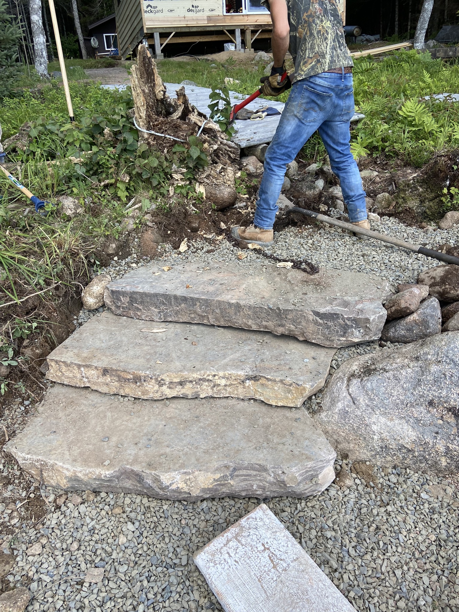 Outdoor Stone Steps